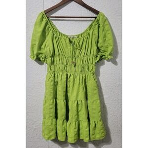 NWOT Liberty Love Dress In Color Lime Green. Size Large‎